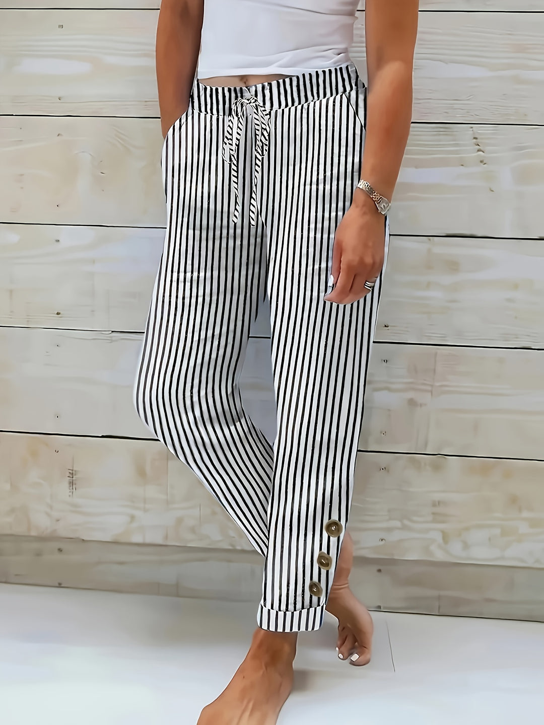 Lena Stretch Waist Trouser