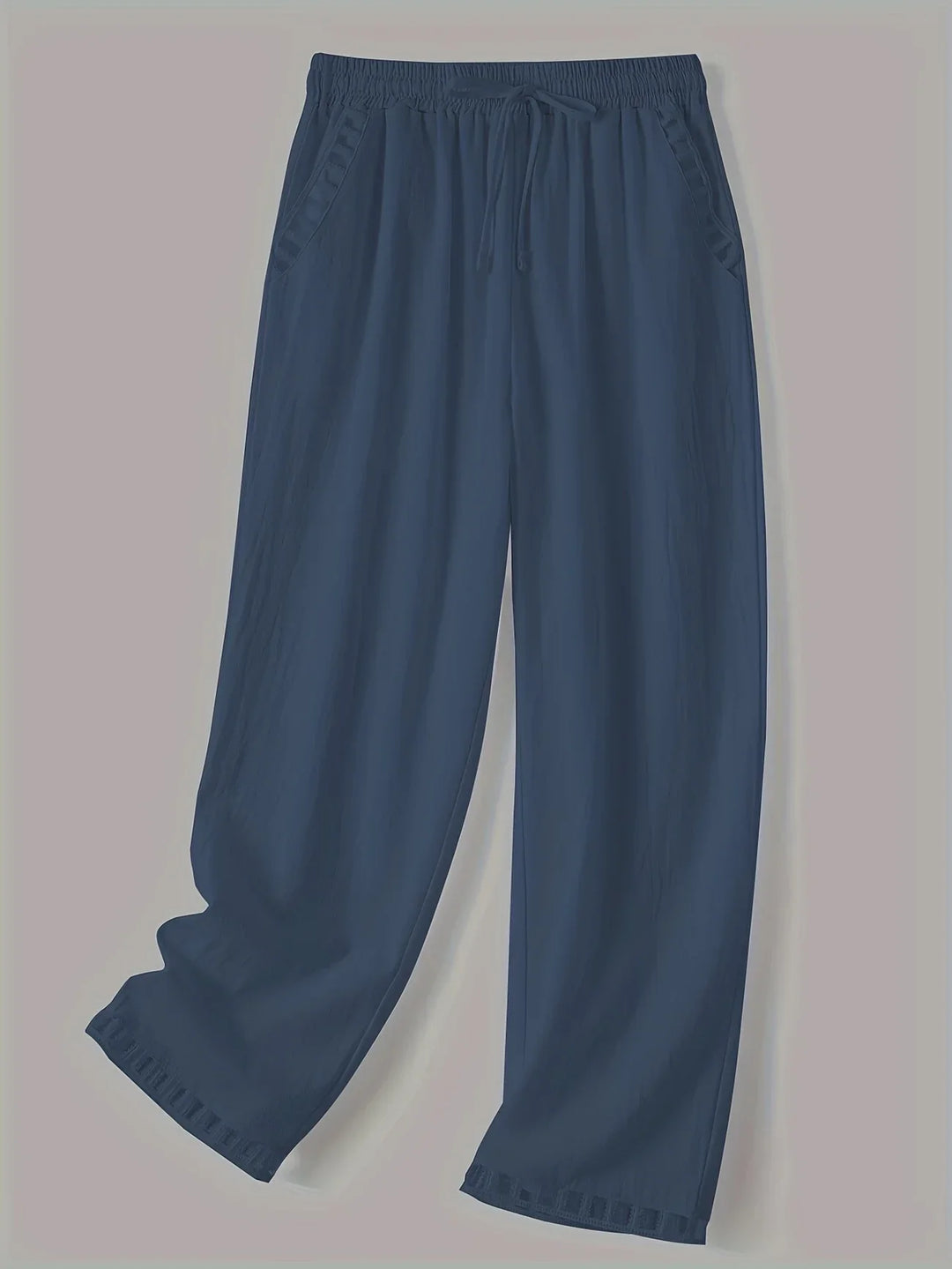 Tracey Contrast Trim Cropped Pants