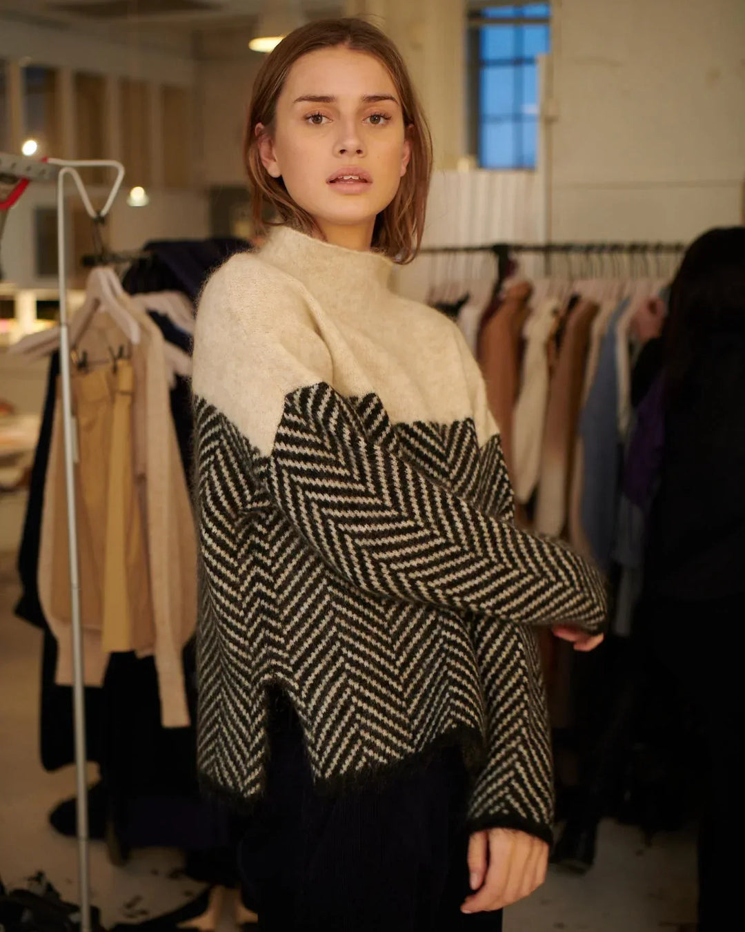 ADELIE premium knit turtleneck