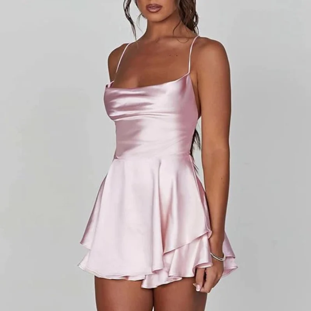 Abigail Satin Dress