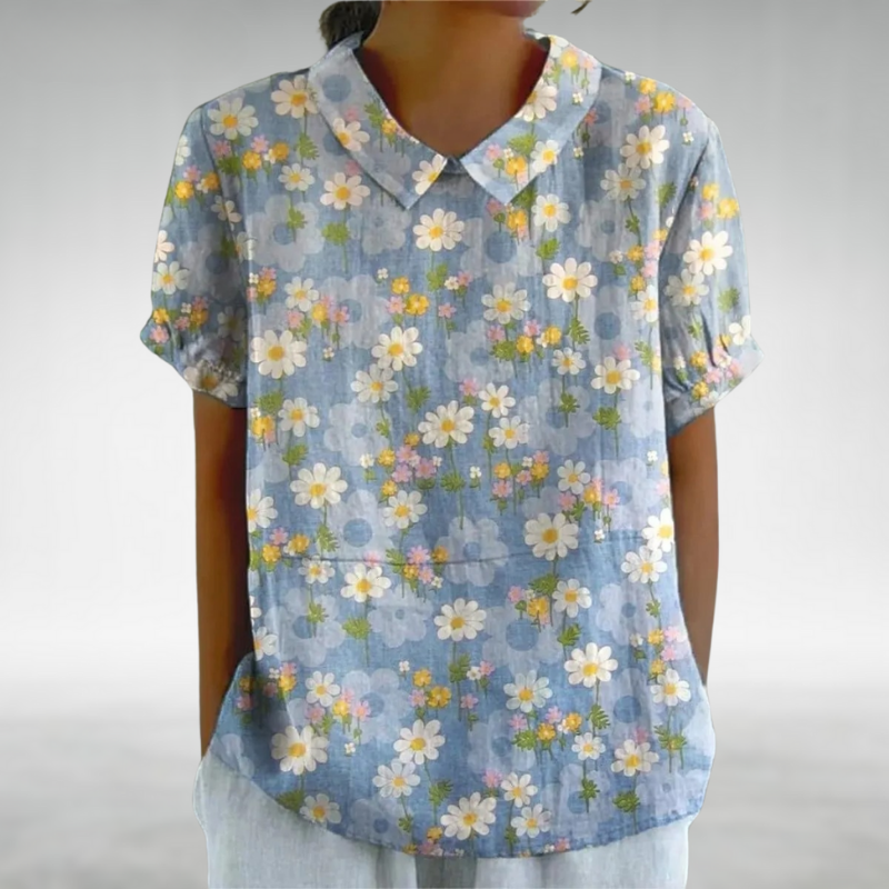 Danaya Vintage floral blouse