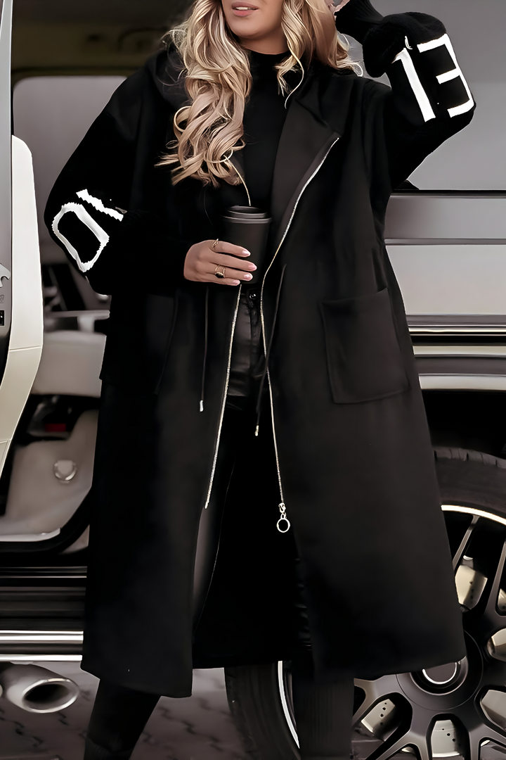 ROSANA Elegant Hooded Coatigan