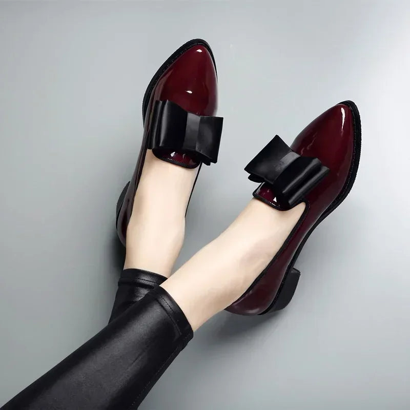 Broome Eco Leather Bow Flats