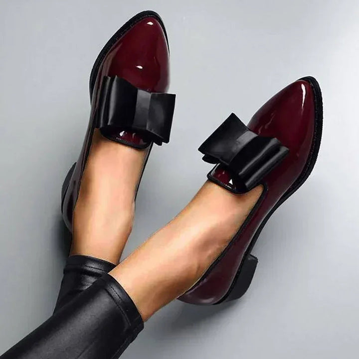 Broome Eco Leather Bow Flats