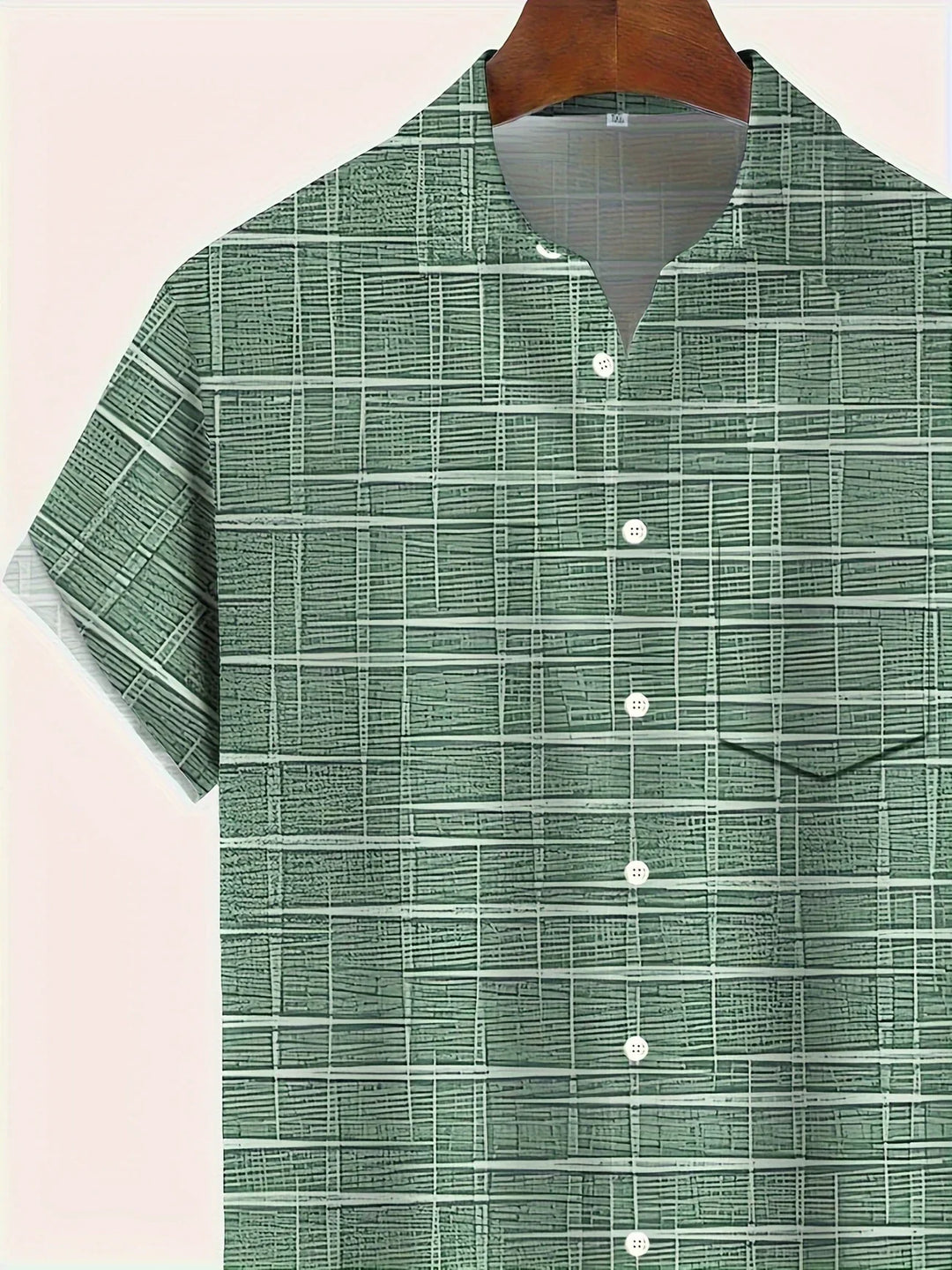 Haroyan Stylish Plaid Stripe Pattern Shirt
