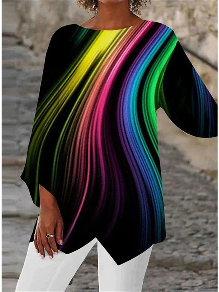 Soraya Long Sleeve Printed Shirt