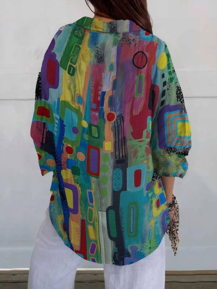 Mila Sophisticated Button-Up Shirt