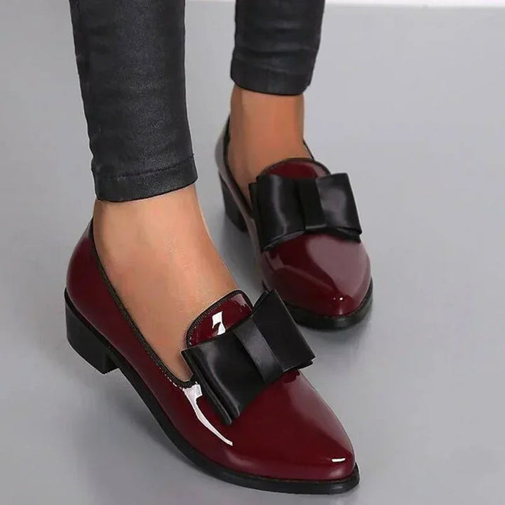 Broome Eco Leather Bow Flats