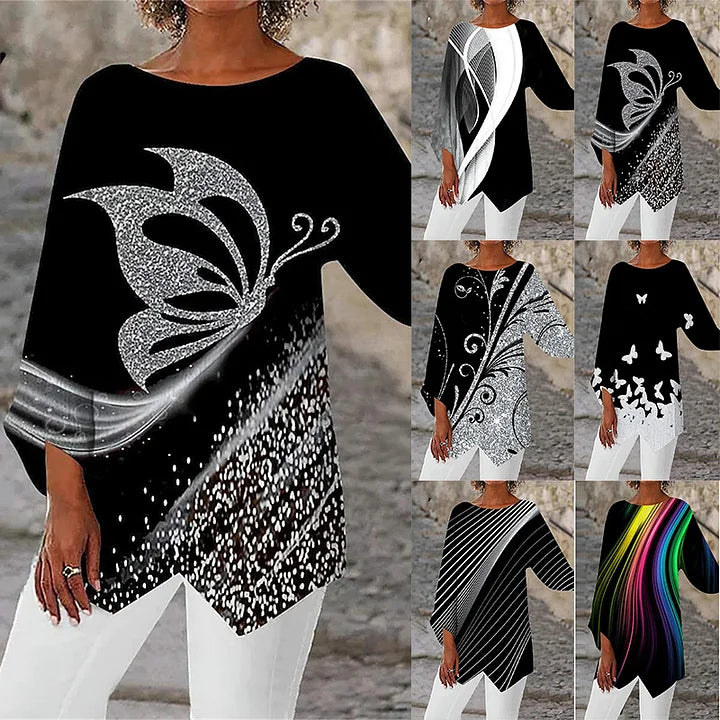 Soraya Long Sleeve Printed Shirt