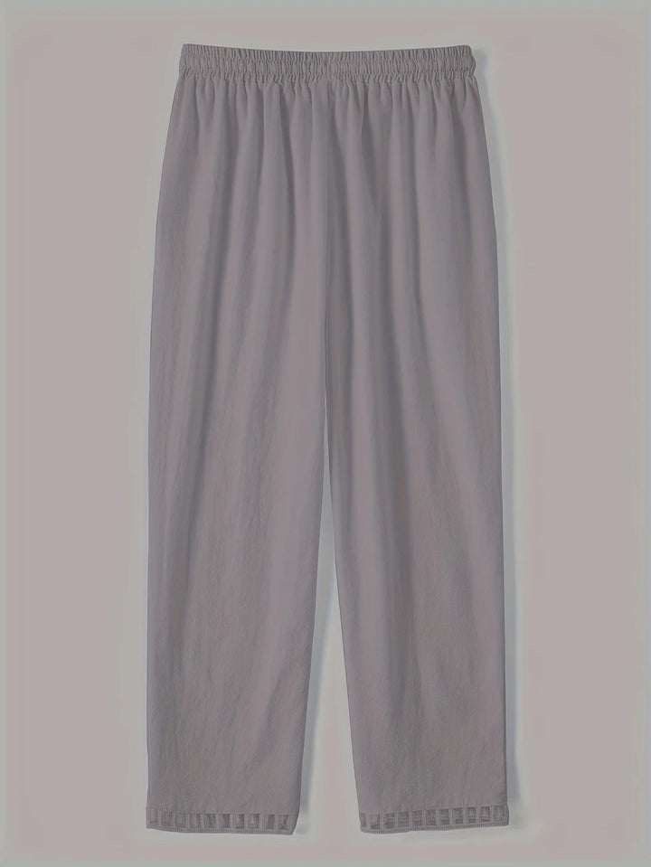 Tracey Contrast Trim Cropped Pants