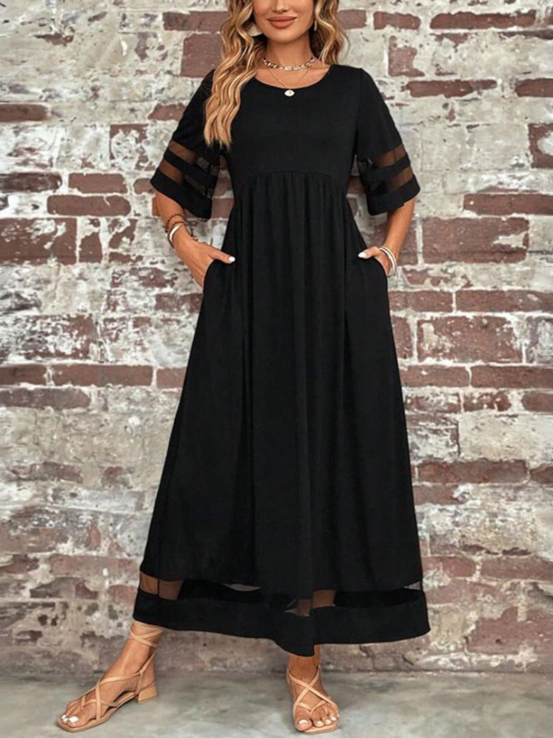 Esme Chic Tummy Flattering Coverage Dress