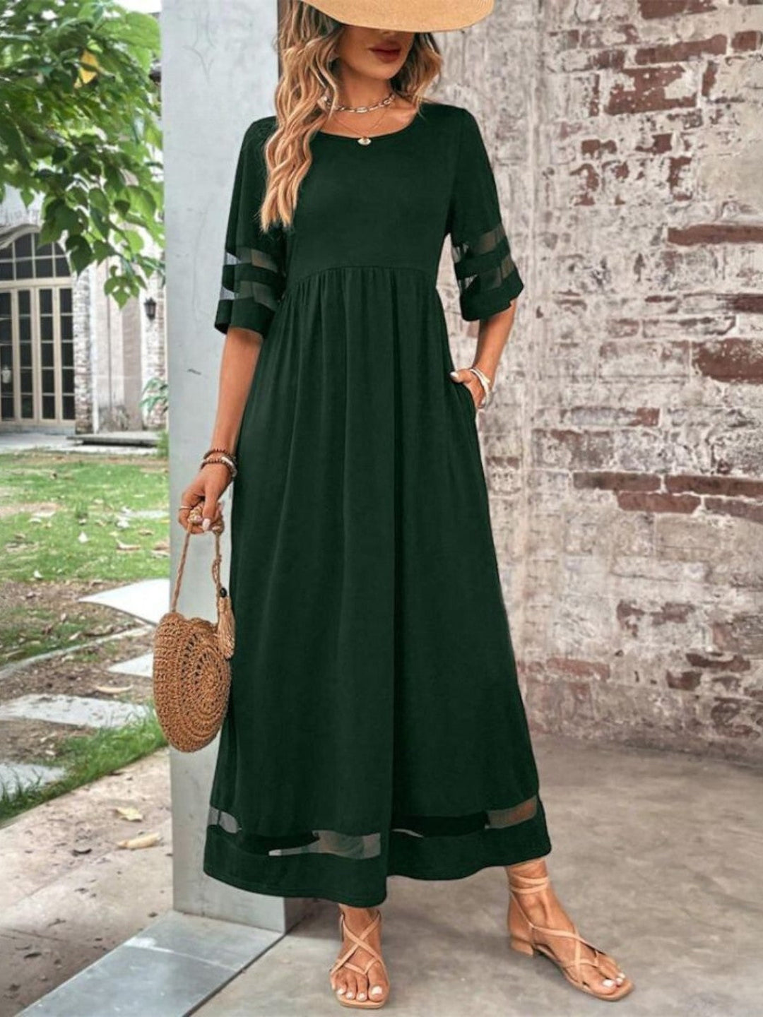 Esme Chic Tummy Flattering Coverage Dress