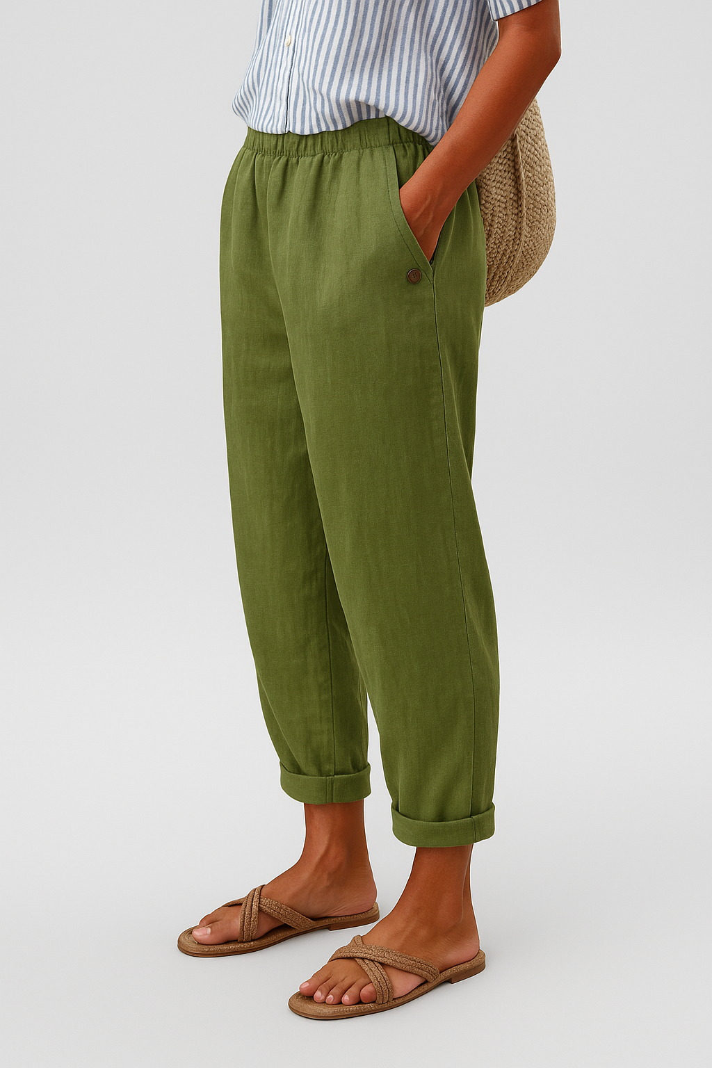 Yanchik Stylish Pants With Side Pockets
