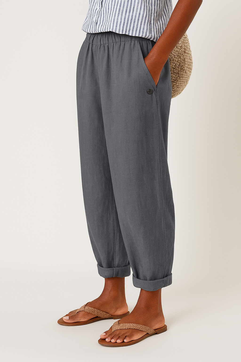 Yanchik Stylish Pants With Side Pockets