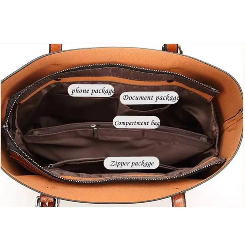 Louisa Leather Carrier Bag