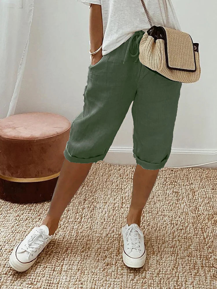 EMMA Cotton-Linen Women's Pants