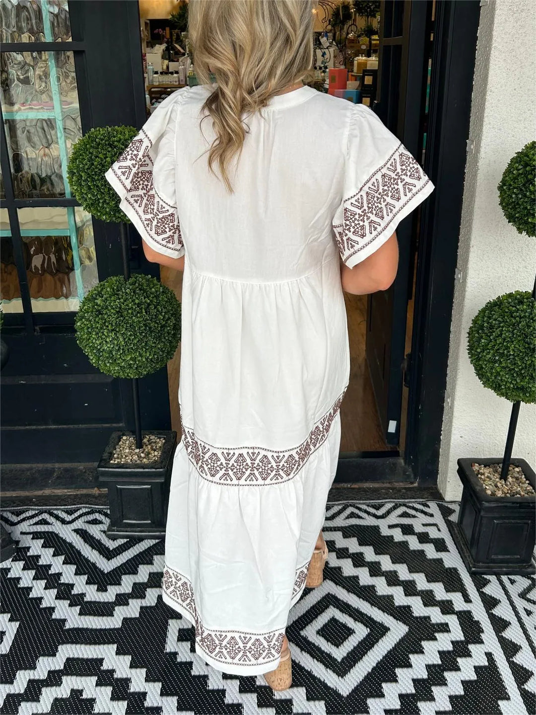 Nancy Dress Boho Maxi Dress