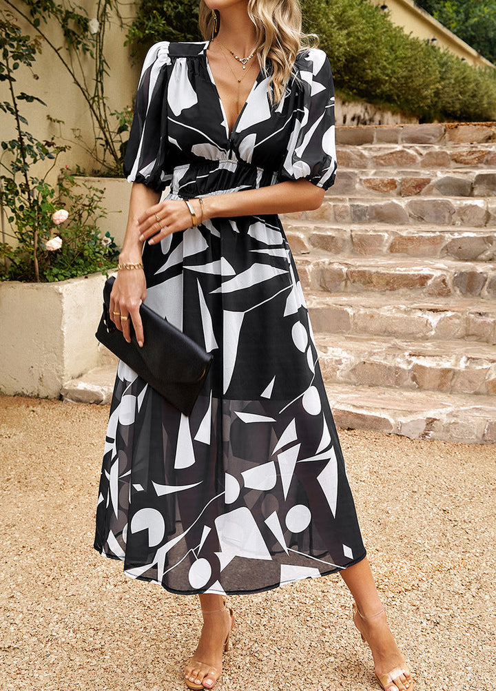Flore Elegant Floral Dress