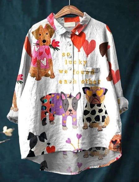Chloe Dog Art Shirt
