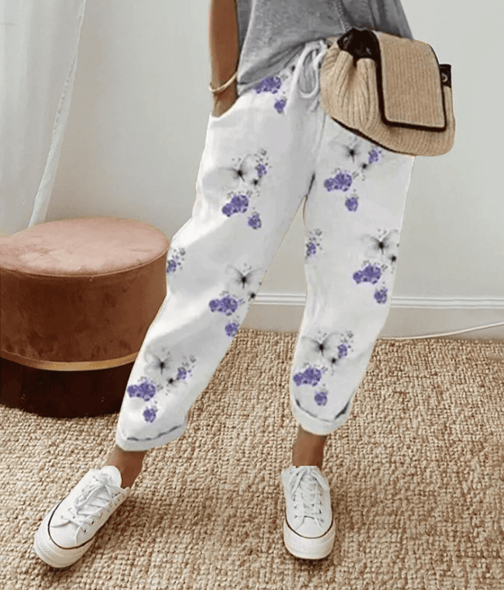Annabel Relaxed Linen Trousers
