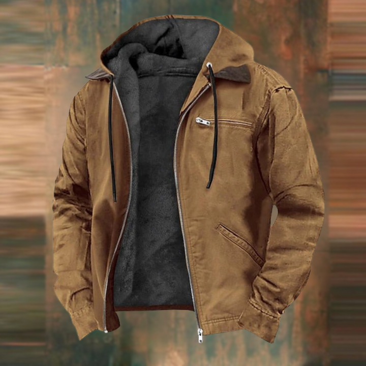 NATE Zipper Hooded Jacket