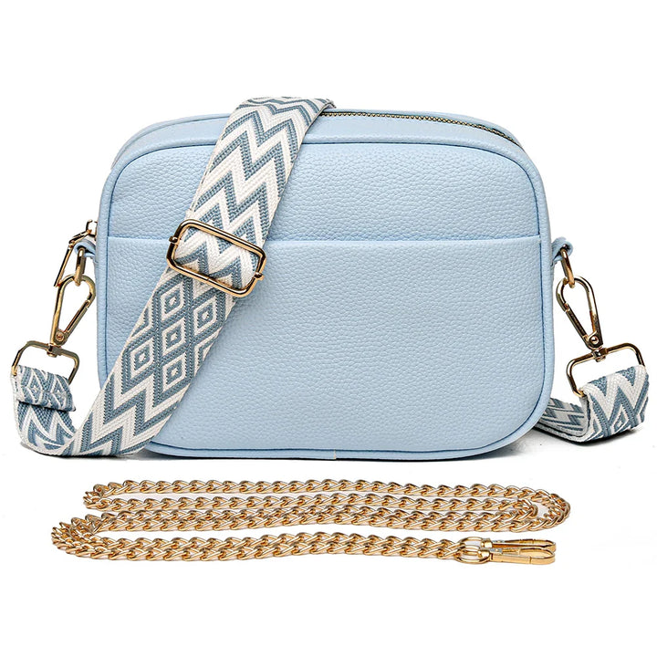 Zara Refined Leather Shoulder Bag