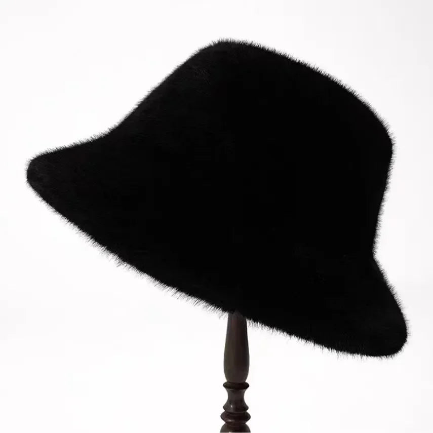 Blush Cloud Faux Fur Hat