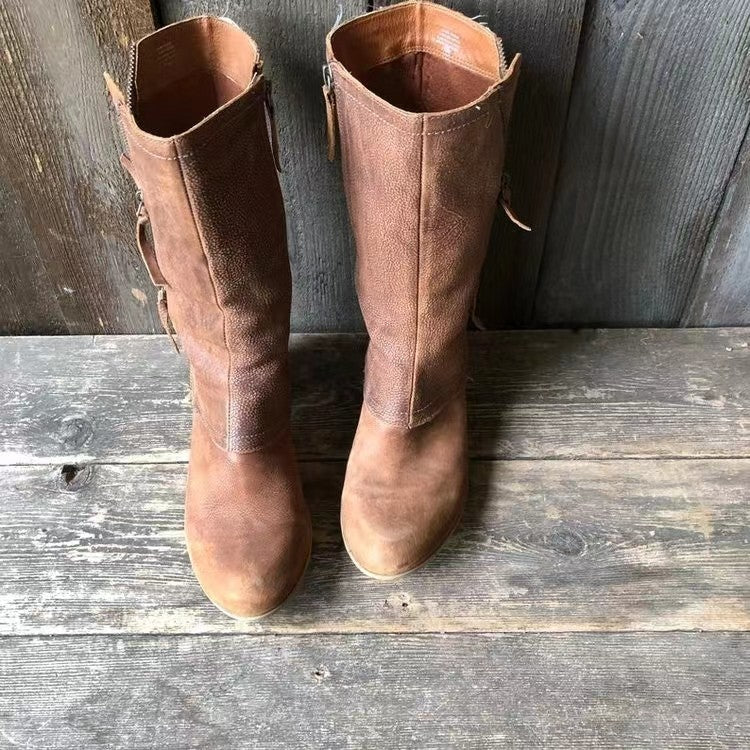 Lourdes Winter Cowgirl Boots