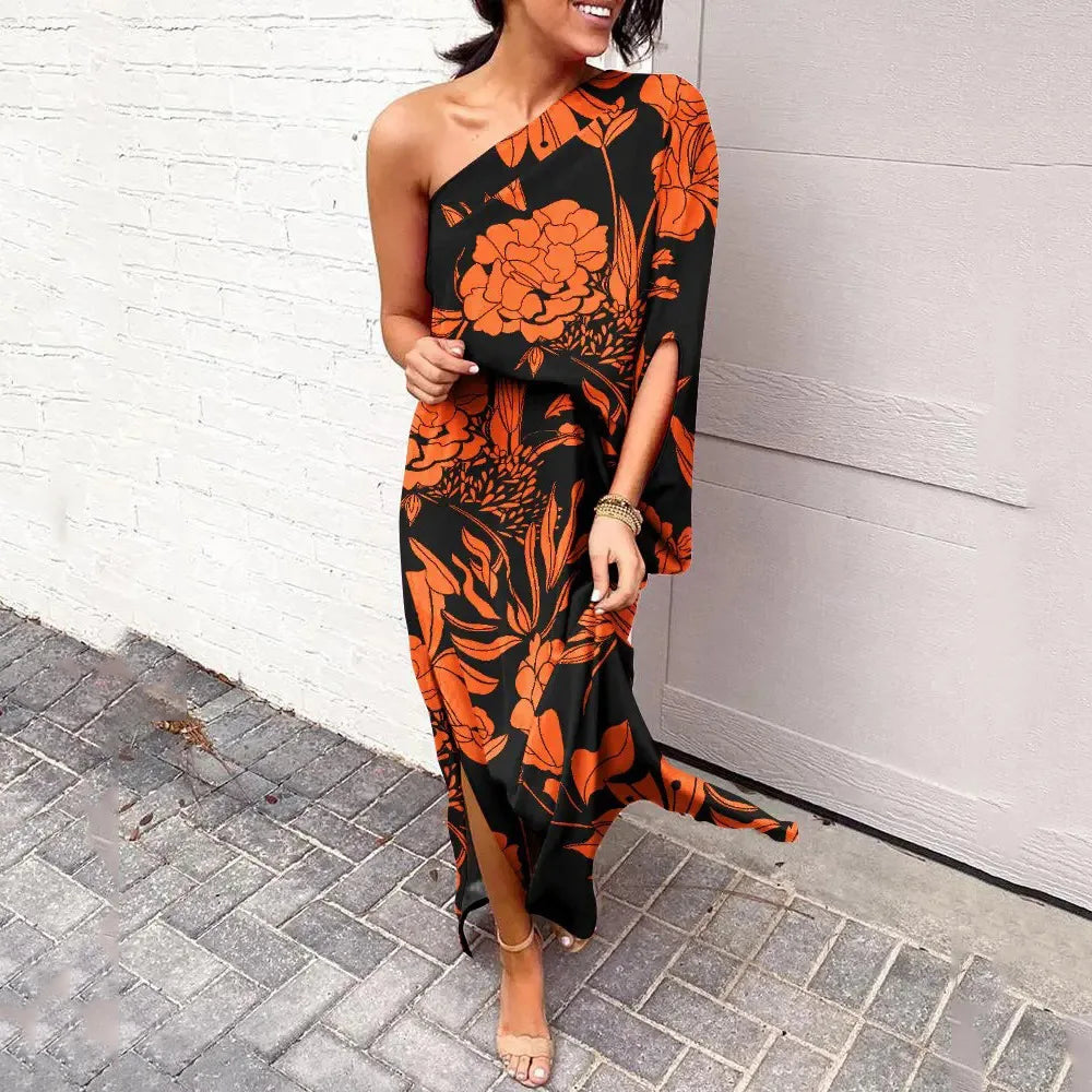 Candice One-Shoulder Elegant Dress
