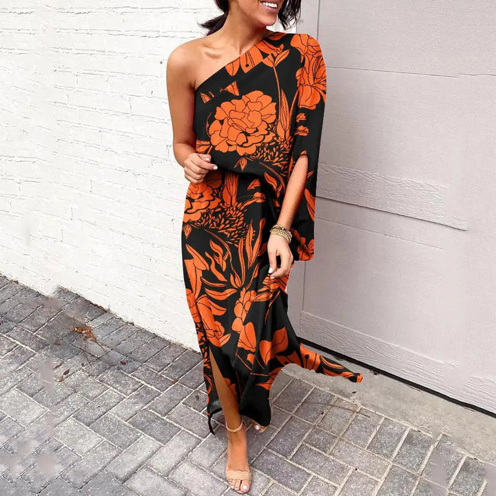 Candice One-Shoulder Elegant Dress