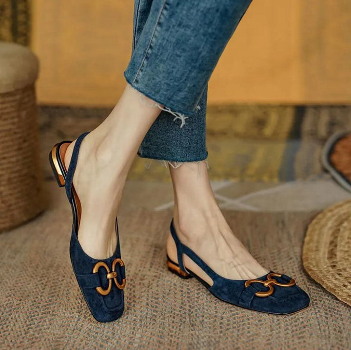 Valentina Orthopedic Leather Buckle Sandals