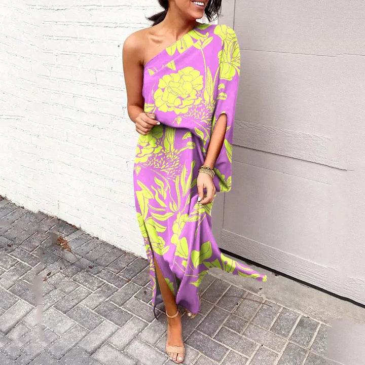 Candice One-Shoulder Elegant Dress