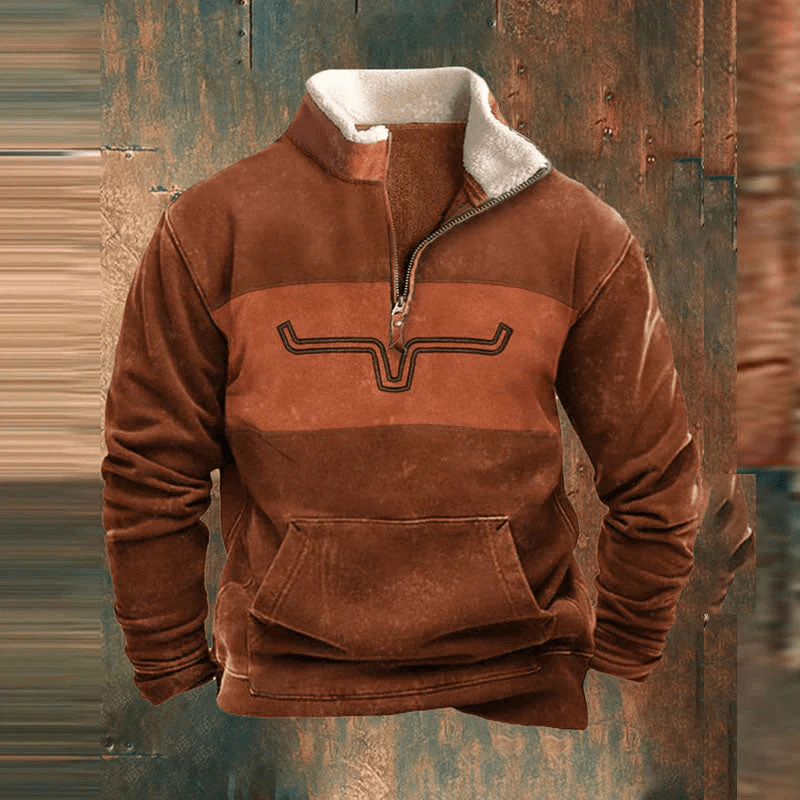 Dakota Graphic Zip-Up Sweatshirt