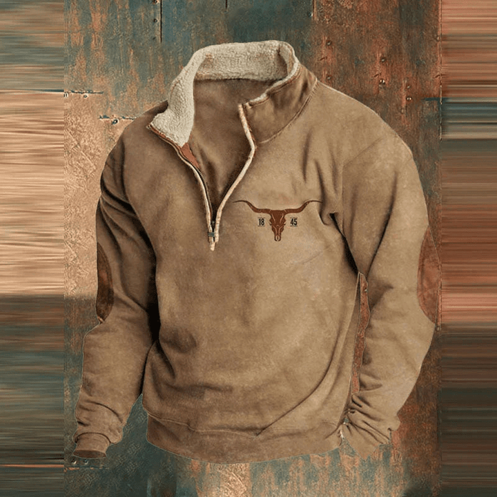 Dakota Graphic Zip-Up Sweatshirt