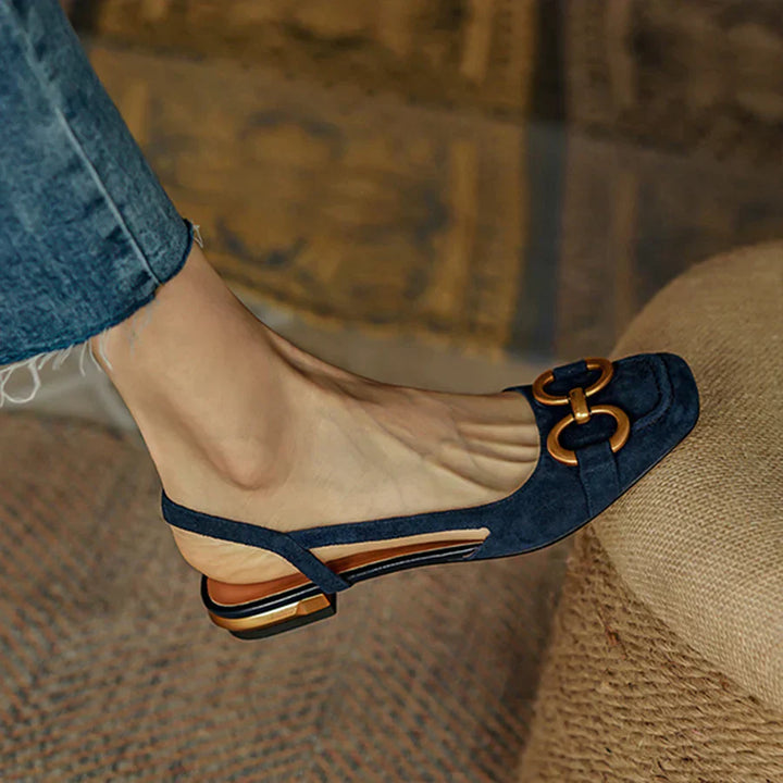 Valentina Orthopedic Leather Buckle Sandals