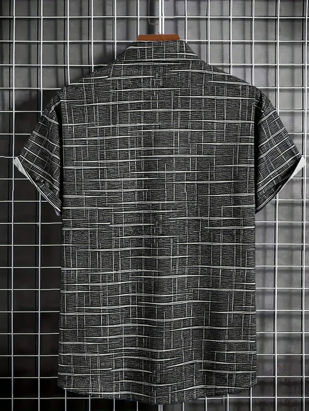 Haroyan Stylish Plaid Stripe Pattern Shirt