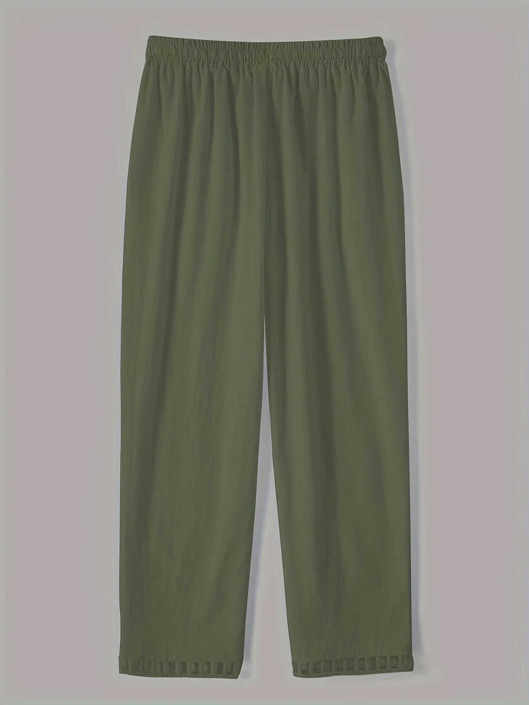 Tracey Contrast Trim Cropped Pants