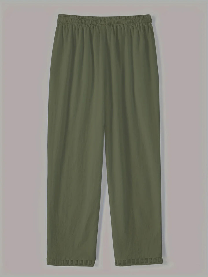 Tracey Contrast Trim Cropped Pants
