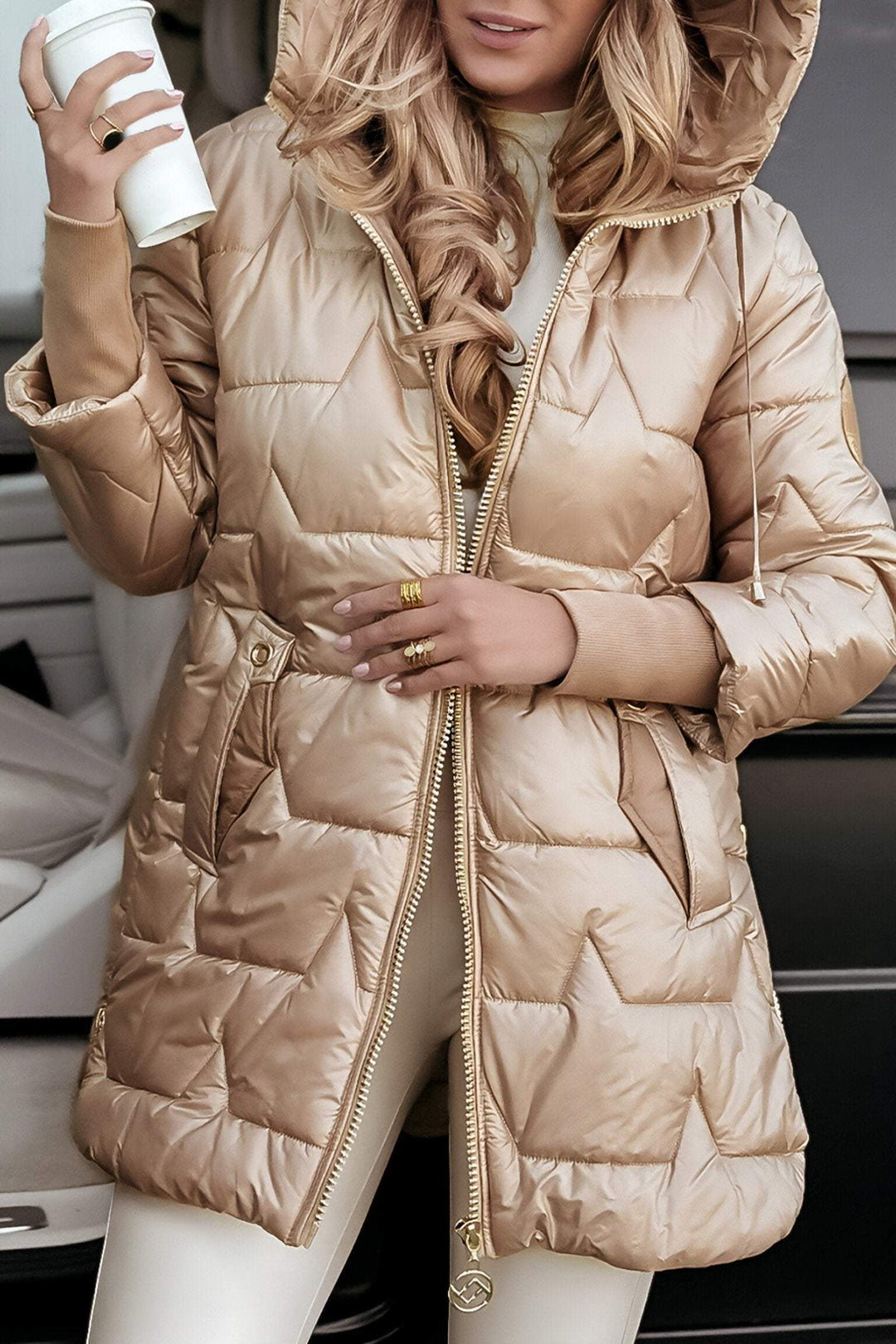 Lola Warm Hooded Casual Jacket