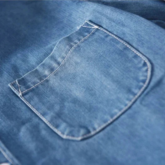 Men's Premium Denim Button Up