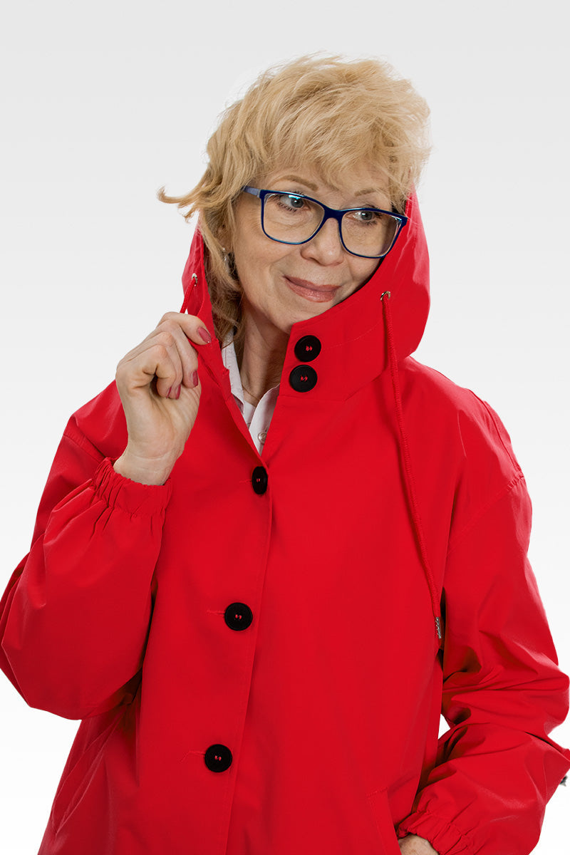 Leanne Water-Resistant Oversized Hooded Jacket