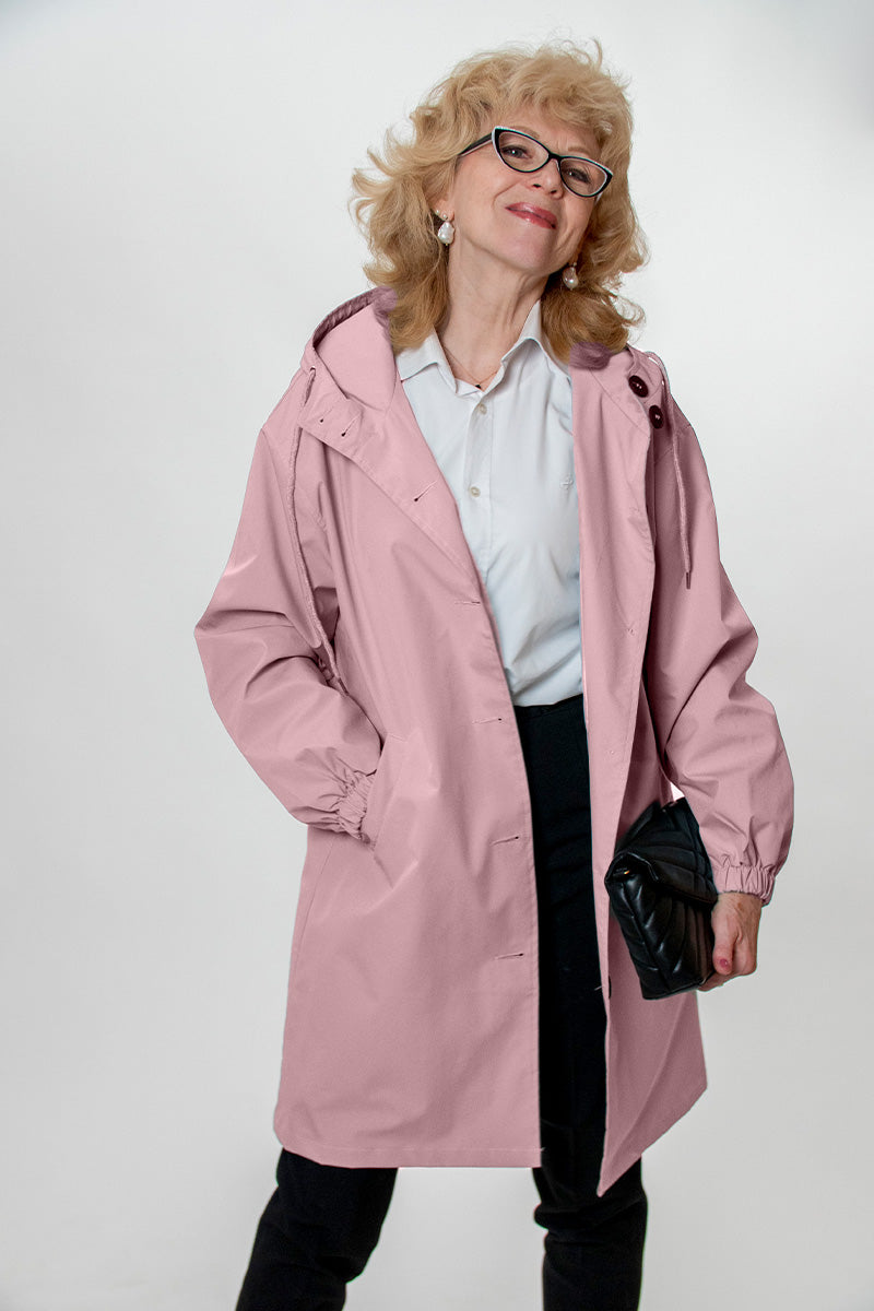 Leanne Water-Resistant Oversized Hooded Jacket