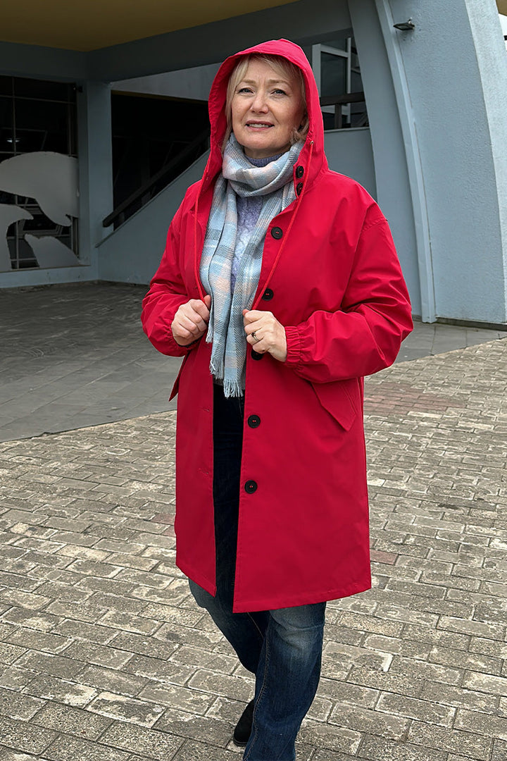 Leanne Water-Resistant Oversized Hooded Jacket