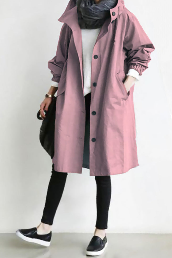 Leanne Water-Resistant Oversized Hooded Jacket