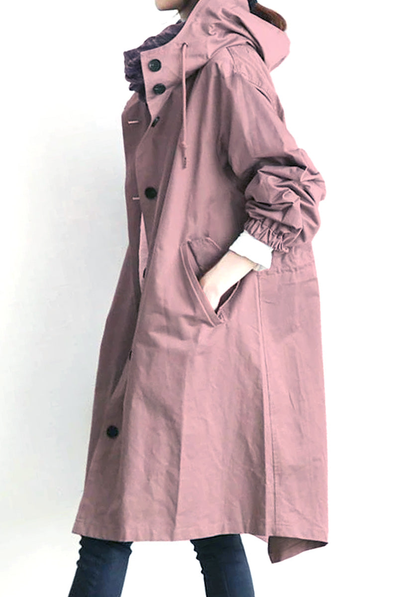 Leanne Water-Resistant Oversized Hooded Jacket