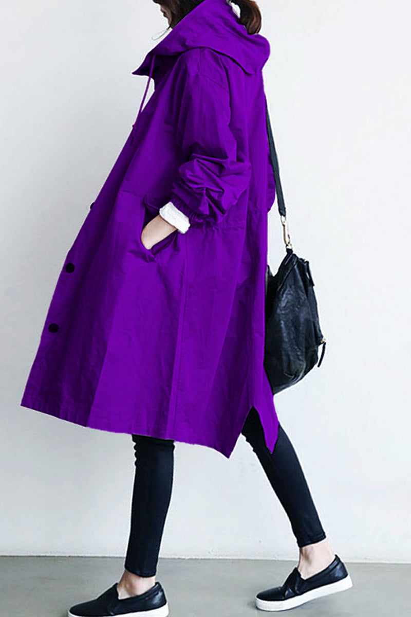 Leanne Water-Resistant Oversized Hooded Jacket